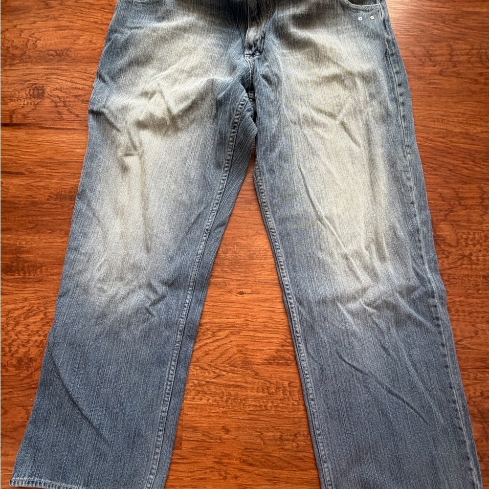 Nike Air Jordan X 20th Anniversary Blue Denim Jeans 38x34 #2